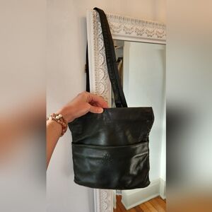 Sseko leather clutch purse